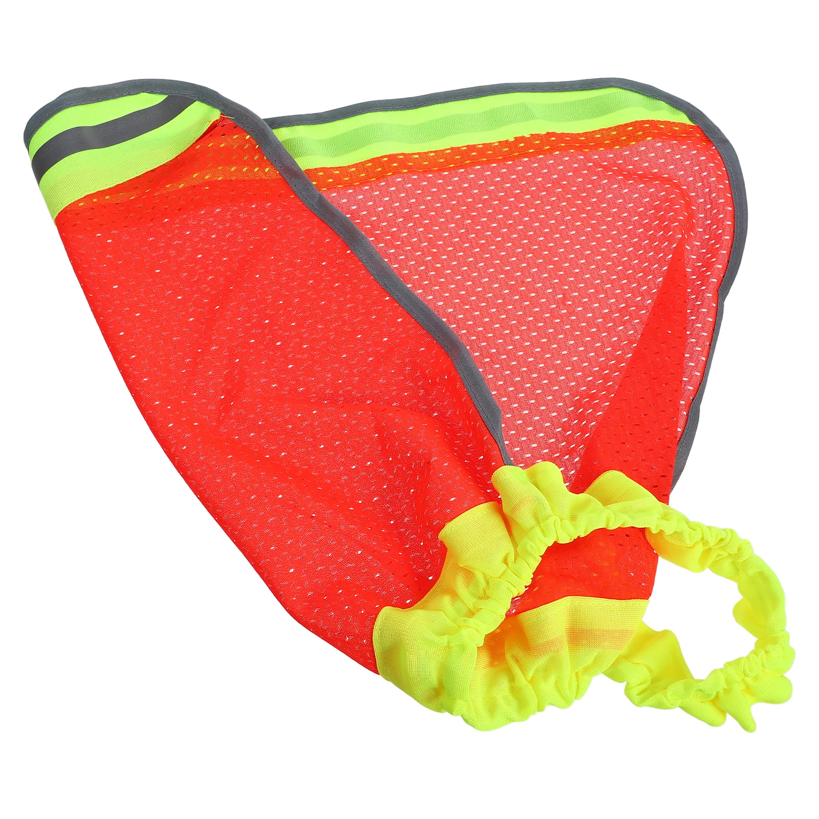 

Hard Hat Sun Shade Reflective Stripe Fluorescent Edging Elastic Band Construction Neck Shade Lightweight Breathable Protective