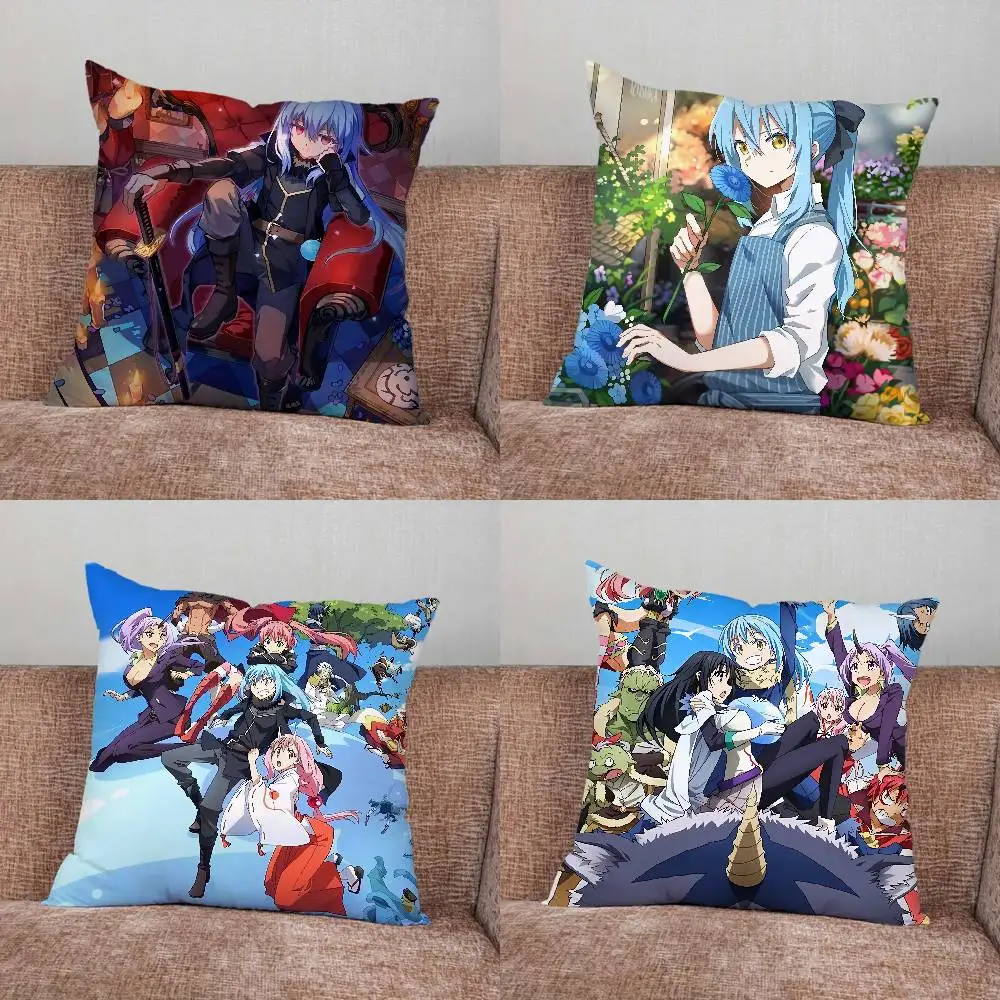 

That Time I Got Reincarnated as a Slime Pillowcase Home Sofa Cushions Car Cushions Pillowcover Office Pillowshell Pillow