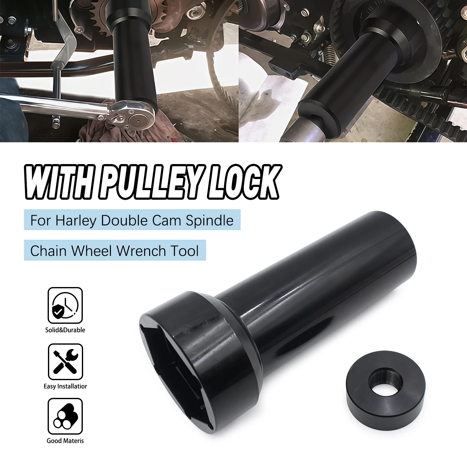 

Twin Cam Mainshaft Sprocket Wrench Tool Pulley Lock 2 1/4" Nut For Harley Davidson Road King Roadster Seventy