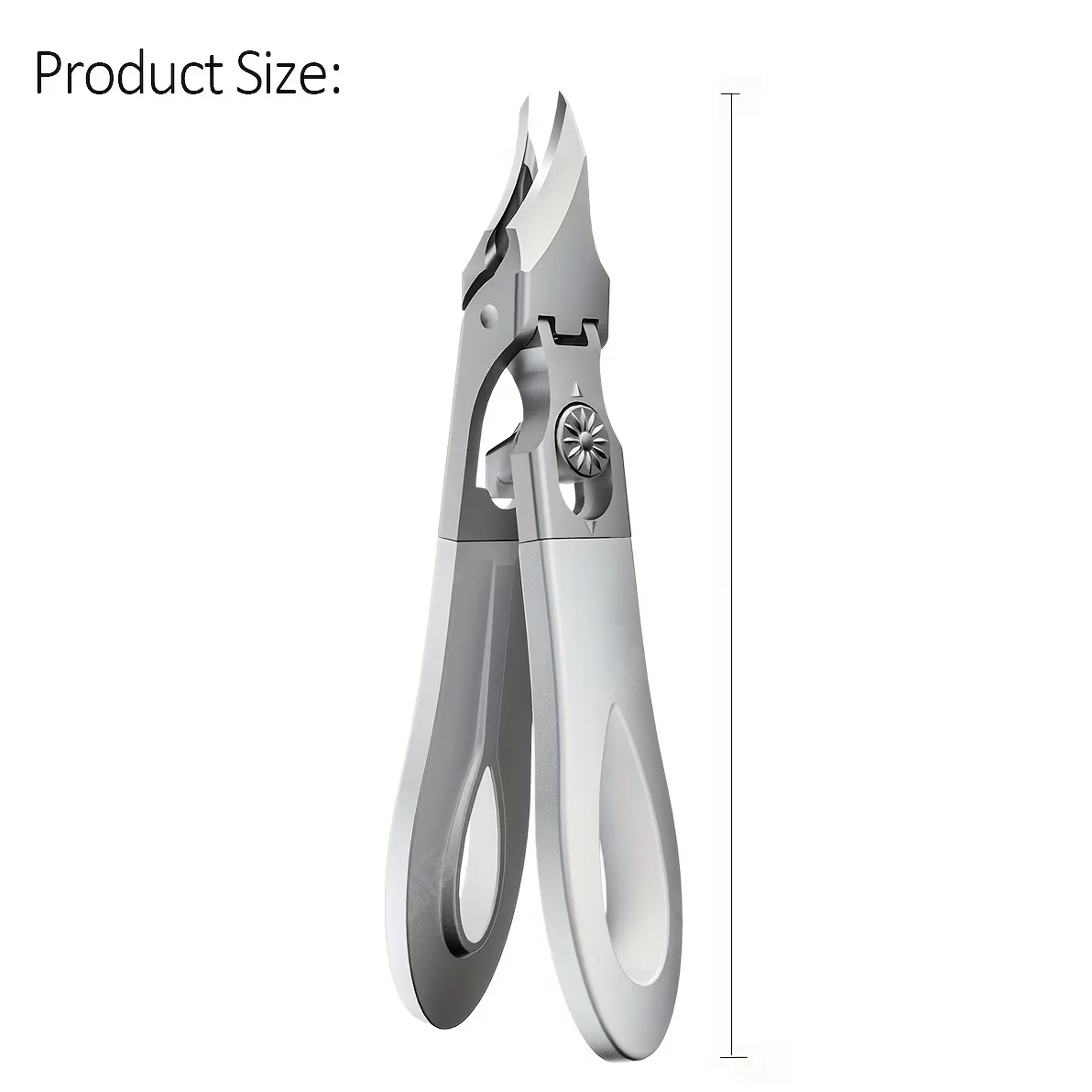 

Special Line Angled Toenail Clipper for Elderly 45° Precision Wide Jaw Rust-Resistant Stainless Steel Difficult Area&Thick Nails