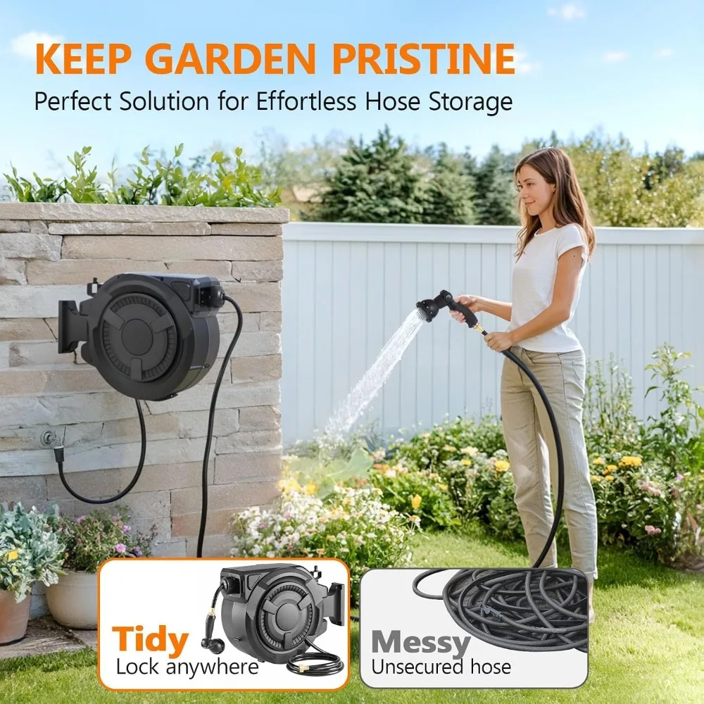 Retractable Garden Hose Reel 5/8