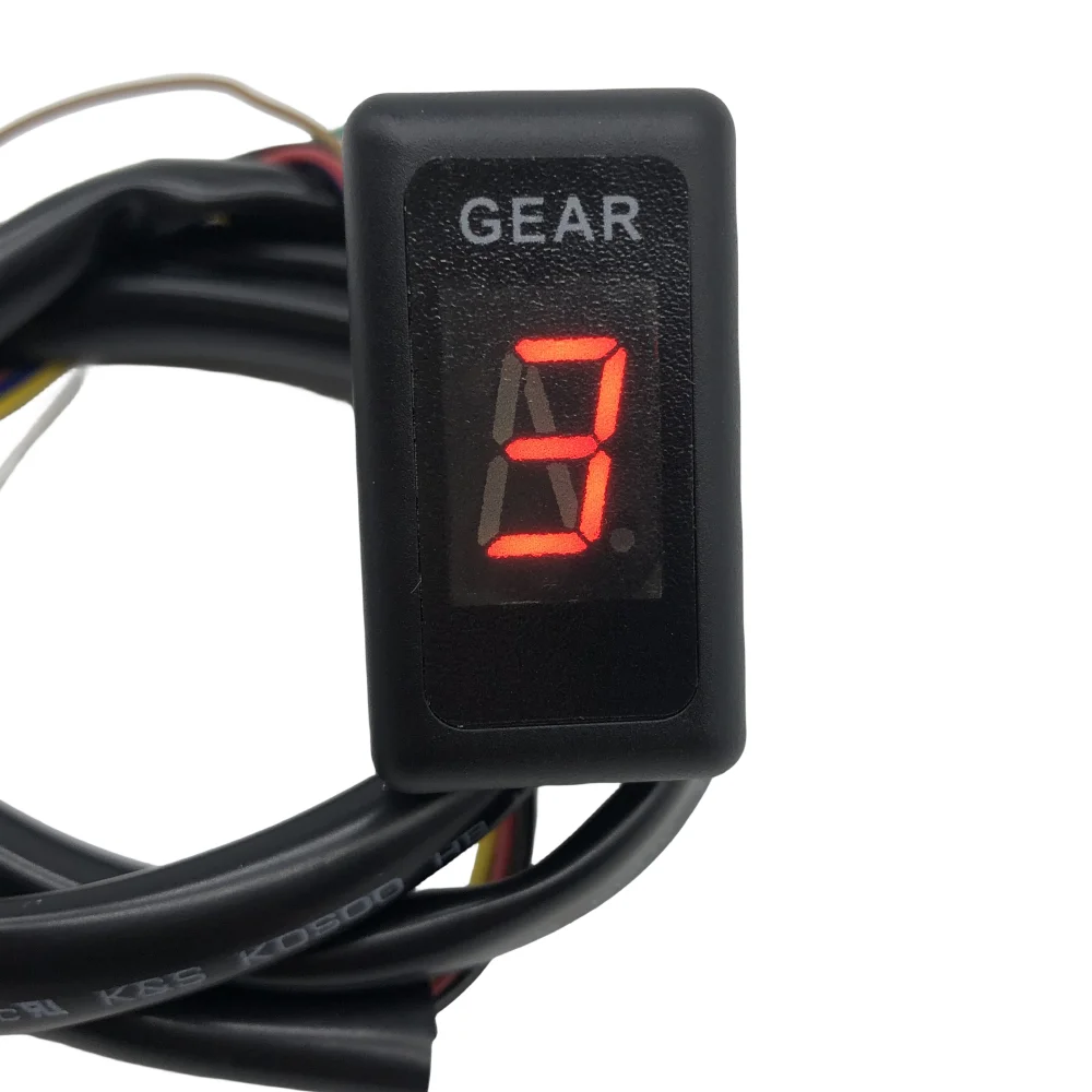 Motorcycle Digital Display Led Motocross Off-Road Moto Light Neutral Gear Indicator Monitor