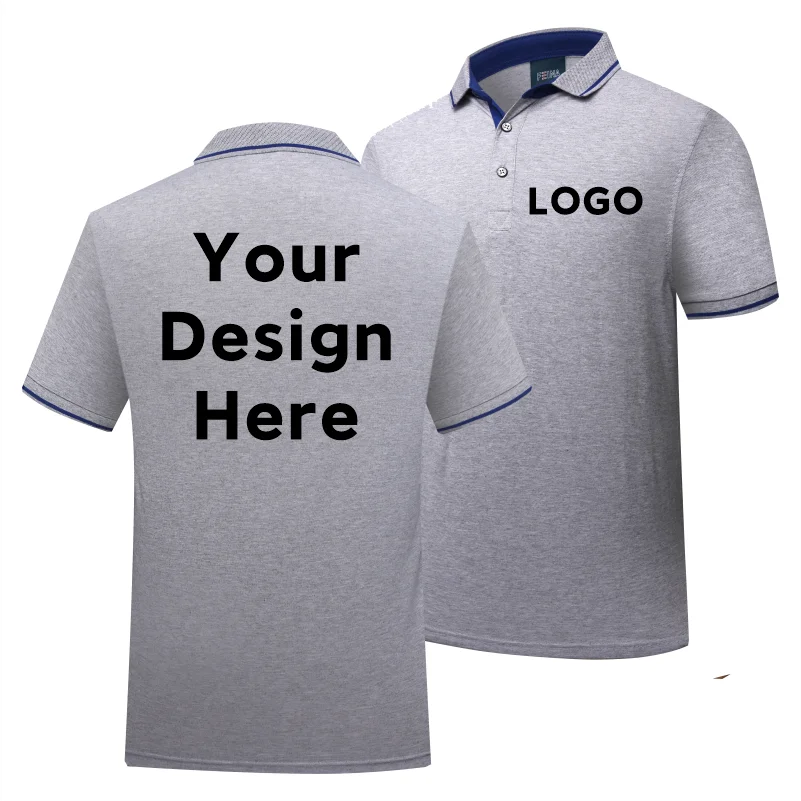 Quality Business Casual Short Sleeve Polo Shirt Individual Group Custom LOGO Print Embroidery Short Sleeve Polo Shirt COCT 2026