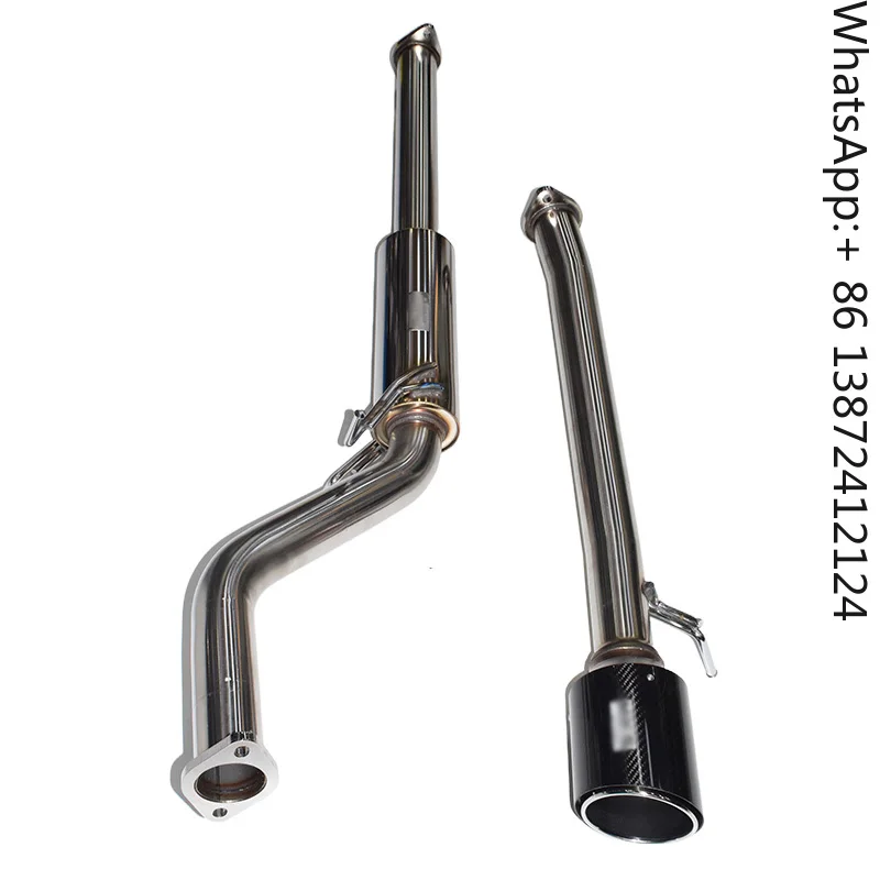 

Cat Back Exhaust System for HKS Ford Ranger T6 T7 T8 Single Carbon Fiber Tip Muffler Exhaust Pipe Performance Exhaust System