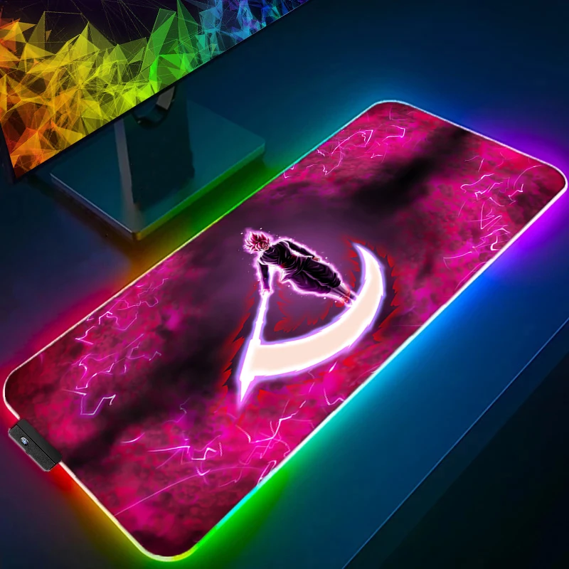 

RGB LED D-dragon B-ball Mouse Pad Gaming New Mousepad MousePads Table Keyboard Pad Non-Slip Soft Exquisite Computer Desk Mat