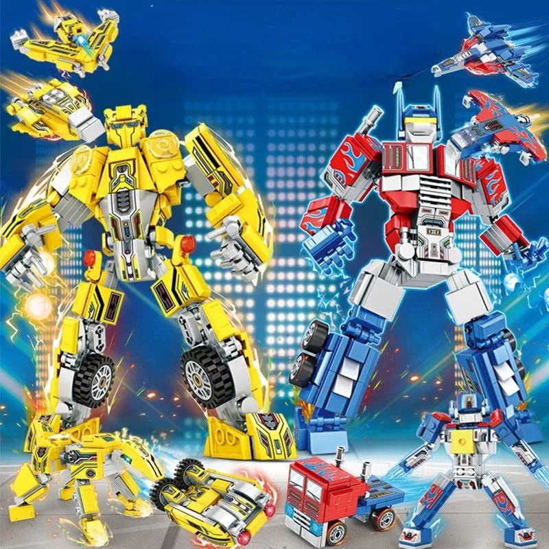 2024 Transforming robot Autobot children Building blocks Toy boy\'s gift Autobot model boy assembled toy robot