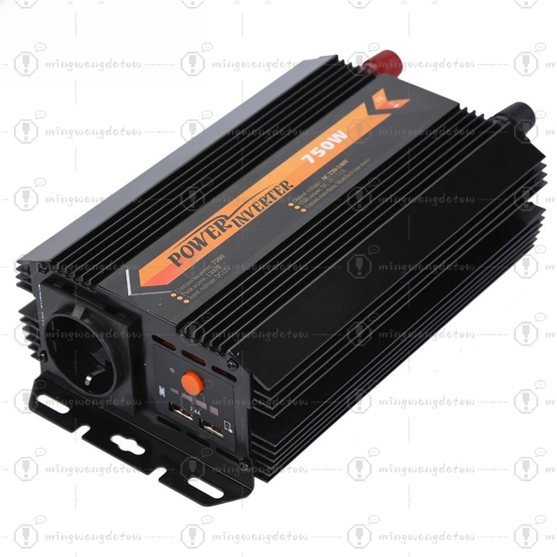 Modified sine wave full power 750w car inverter 12v to 220v power transformer