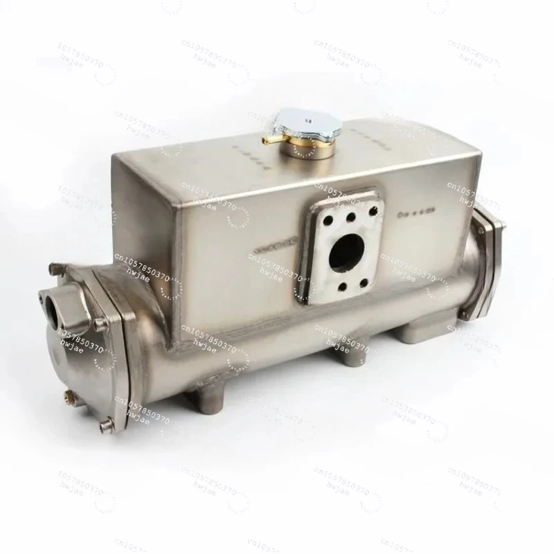 Top Rated CH300 Stainless Steel Finned Tube Heat Exchanger Water to Water for Boat Engine