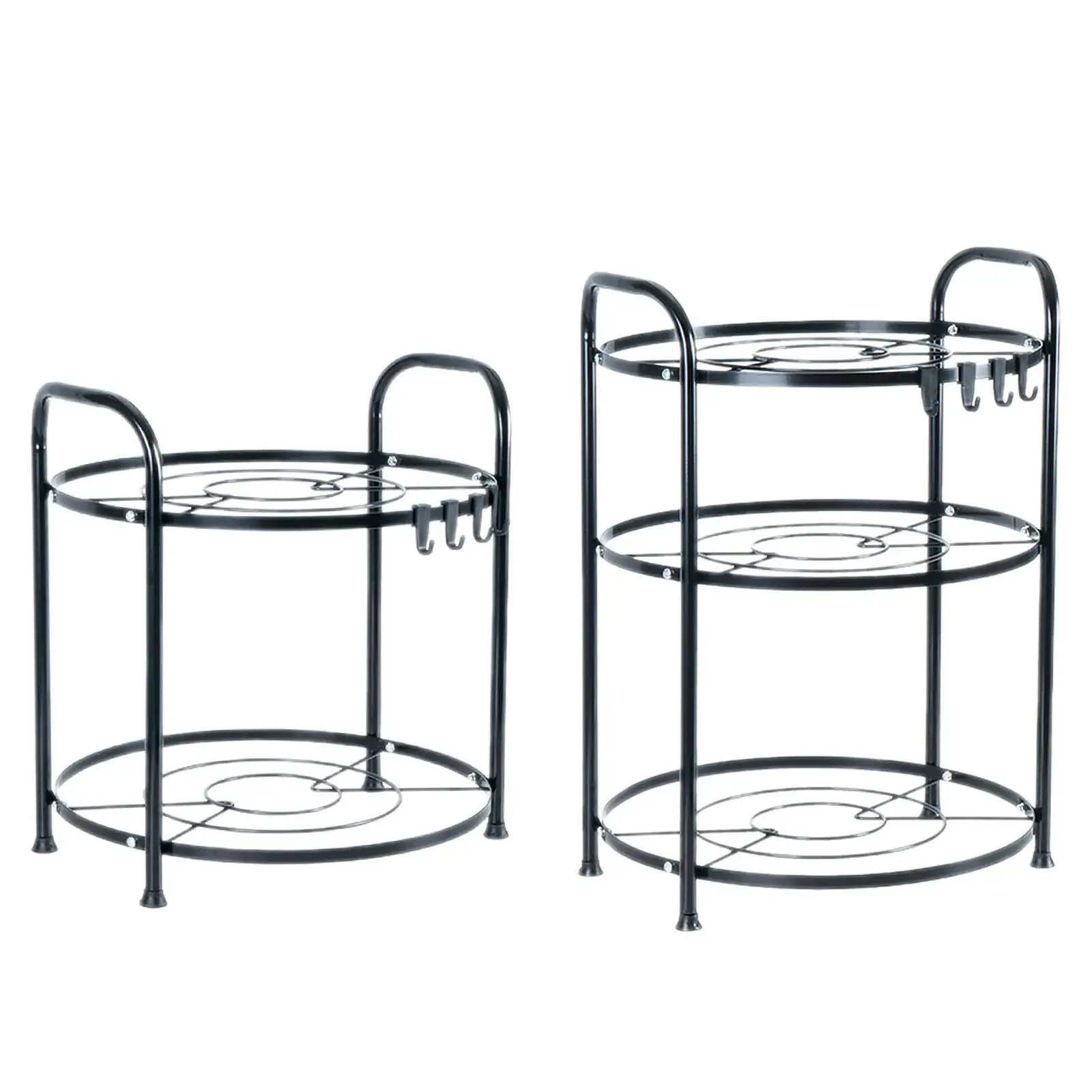 

Pots and Pans Organizer Heavy Duty Multi Tier Metal for Cabinet for Counter Kitchen Pantry Countertop Organization and Storage