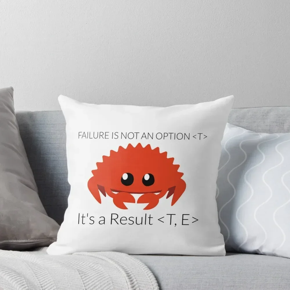 

Rust lang Merch Gift for rust language lovers Throw Pillow Pillowcases Sofa Cushions New year pillow cover christmas pillow