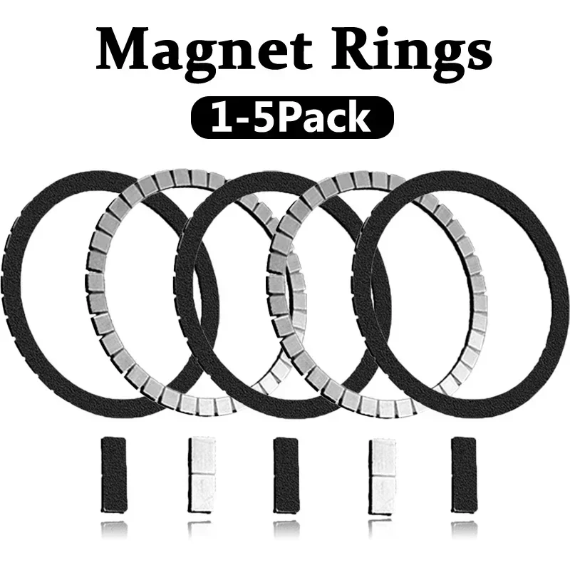 Universal Magnet Rings Sticker Ultra-Thin Replacement Magnet Patch for Apple Magsafe Wireless Charging Strong Magnetic Circle