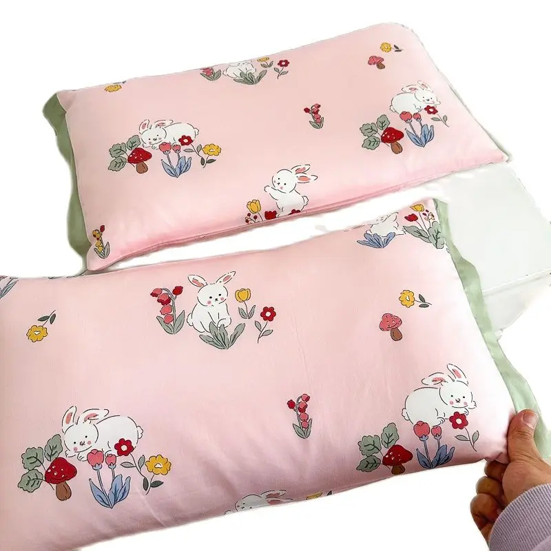 High Quality Baby Pillowcase 100% Cotton 60S Long-Staple Cartoon Pillowslip For Children Boys Girls 1PC Soft Health 40*60cm Kids