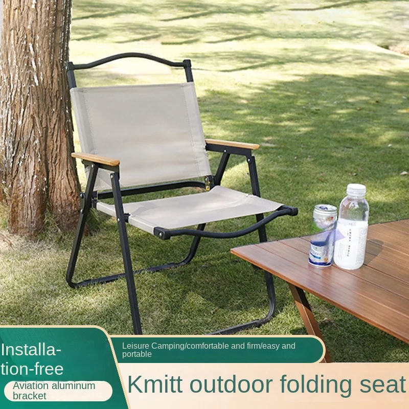 

Portable Outdoor Folding Chair Kermit Chair Self-Driving Leisure Picnic Camping Table and Chair Set