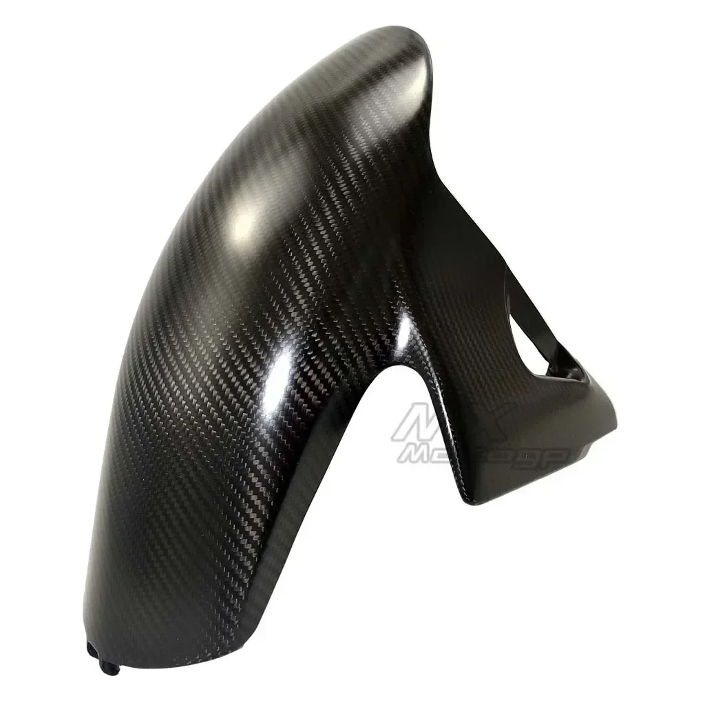 Motorcycle Carbon Fiber Front Fender Wheel Mudguard Mud Flap Fairing For DUCATI Panigale Streetfighter V2 V4 V4S V4R 2018-2024 image 4