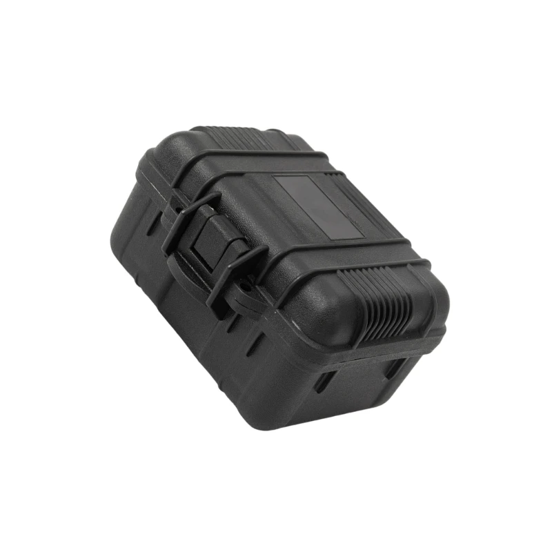 Custodia portaoggetti in plastica antipolvere per contenitori con cerniere in metallo e strato schiuma regolabile per