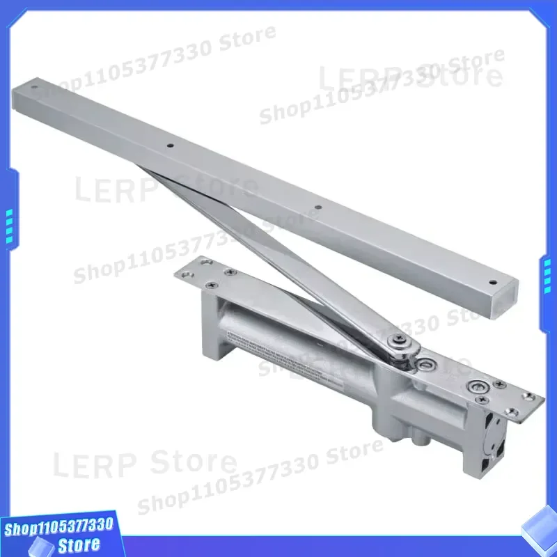 Modern Aluminum Alloy Hidden Automatic Door Closer Hydraulic Type Max Load 45kg For Wooden Doors Office Use Durable Hardware