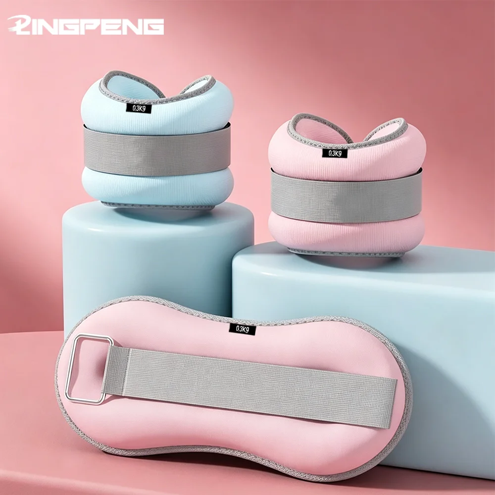 2Pcs Ankle Weights Leg Weight Belt Breathable Removable Sandbag Non-Slip For Running Gym Yoga Pilates Fitness Workout