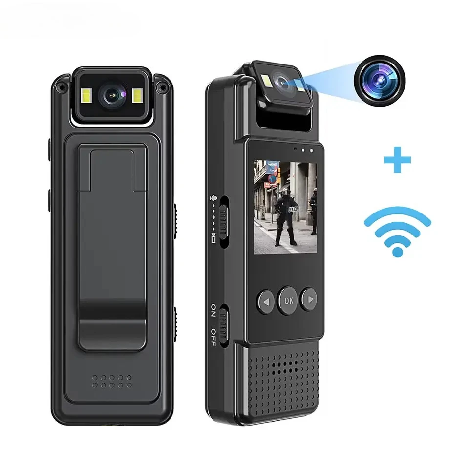 

Портативная мини-камера L12 Wi-Fi, цифровой видеорегистратор 1080P, маленькая камера, вращение на 180 градусов, миниатюрная видеокамера для занятий спортом на открытом воздухе-T43C