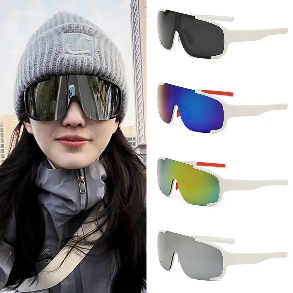 

Windproof Sports Sunglasses Large Frame Mountain Climbing/Skiing Eyewear UV400 Protection Cycling Sun Glasses for Women & Men