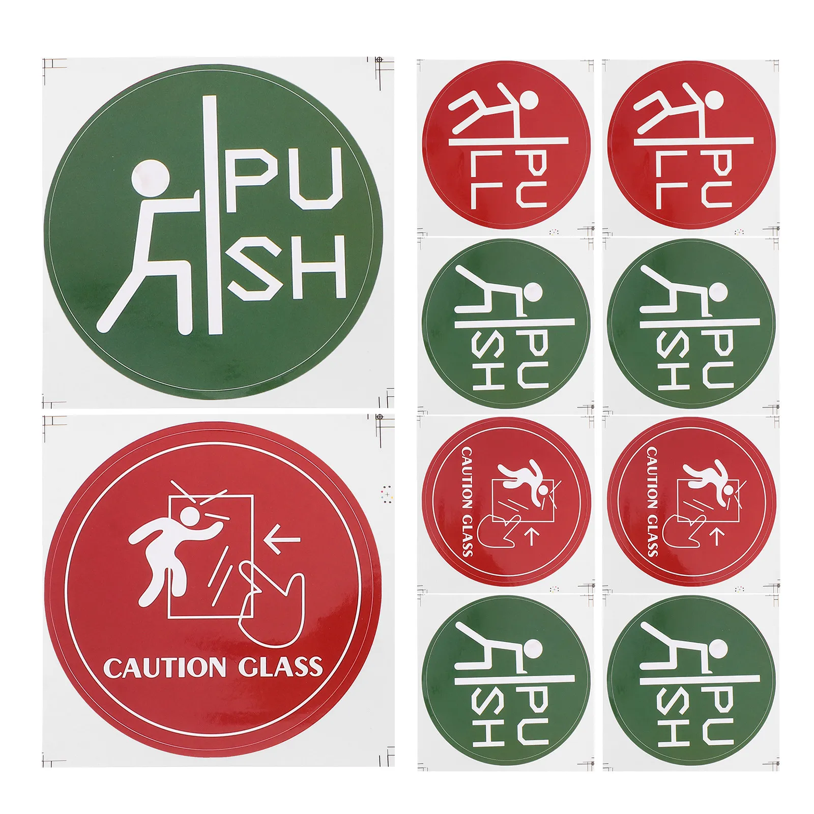 

36 шт. наклеек на стеклянные двери: предупреждающие знаки, наклейки-стикеры, предупреждающие наклейки для офисов и магазинов, для раздвижных стеклянных дверей, с инструкциями