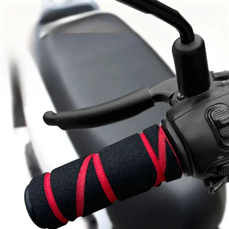 1set Comfortable Portable Practical Wear-resistant For All Seasons Motorcycle Handlebar Grip Universal Handle Bar Cover Brake Cl