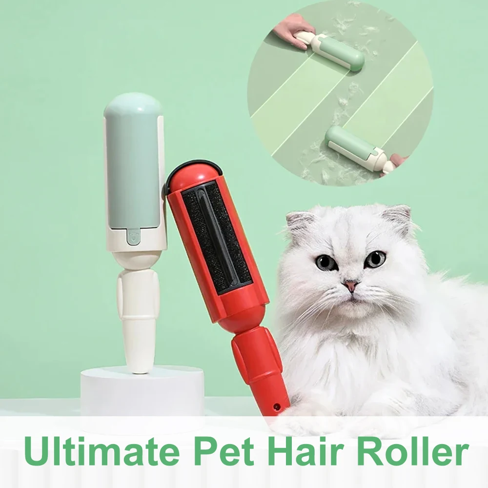 

Ultimate Pets Hair Roller For Effective Removal Dog Cat Hair Cloth Electrostatic Brush Hair Sticker Lint Remover Sticky Rollers