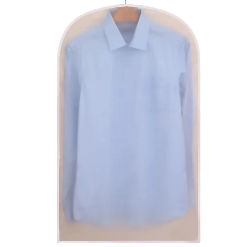 Modern Translucent Clothes Dust Cover 5 Pieces/Lot Clothing Dust Proof Cover Wardrobe Coat Suit Protection Hanging Bags Durable