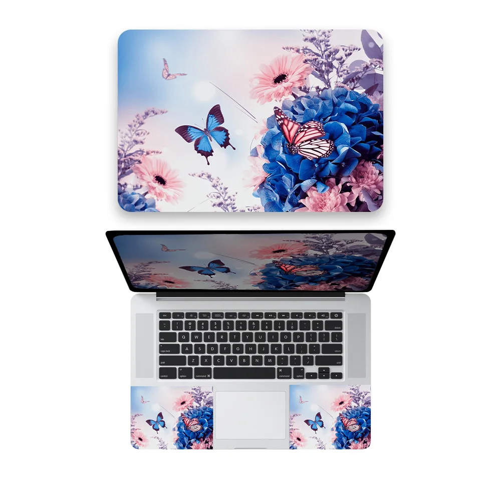 Butterfly Computer Sticker - waterproof, non-slip, stain resistant, easy to tear, reusable, suitable for a variety of computer