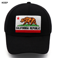 KOEP Texas Florida California State Flag Baseball Caps Fishing Hiking Cap Embroidery Outdoor Sports Snapback Hats