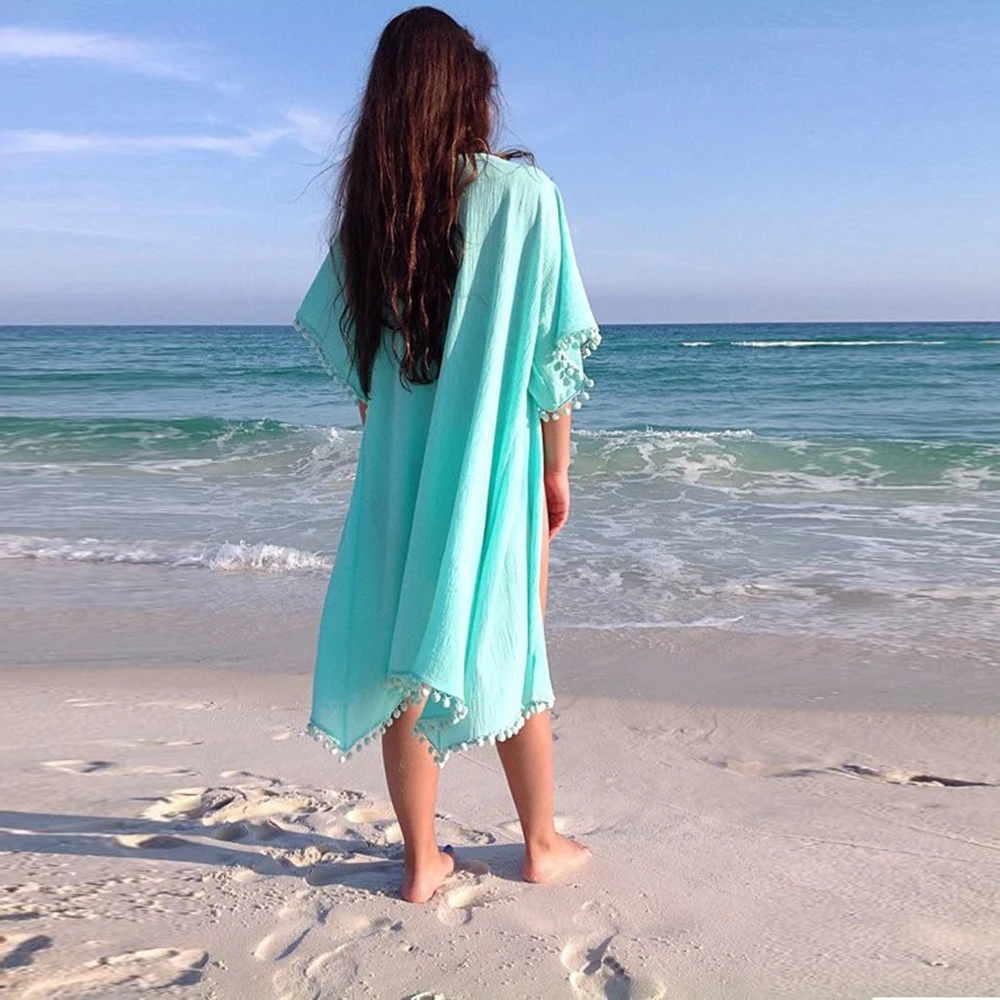 New summer cardigan cape 2024 Hollow knit women's beach wear cover sun protection beach wear