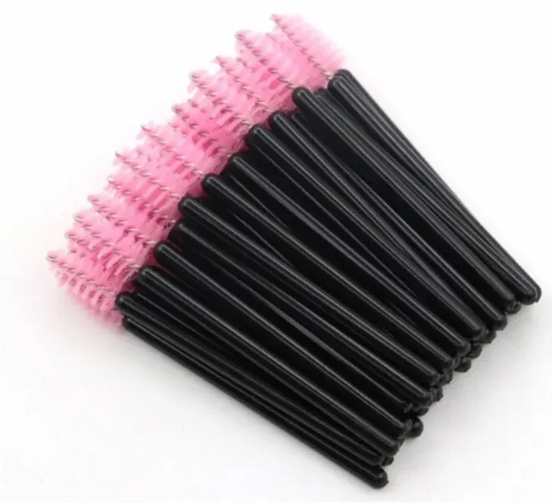 50 قطعة المتاح رمش مايكرو فرشاة الحاجب مشط عصا الماسكارا الصغيرة قضيب فرشاة صغيرة لاش تمديد لوازم أدوات ماكياج #5