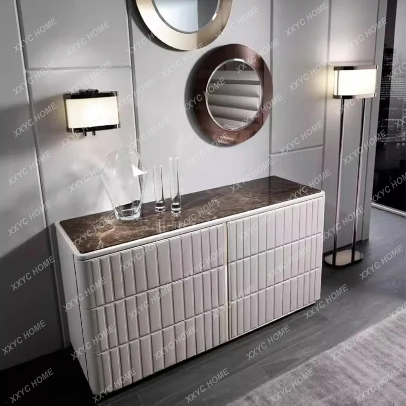 

Мраморный шкаф для прихожей ML Living Room, пристенный, с жесткой облицовкой, современная простая мебель для спальни