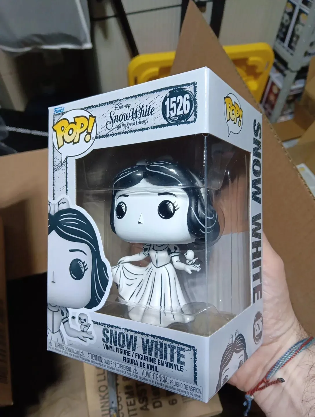 FUNKO POP Snow White Figureine Model Toys Anime Disney Sketched Snow White Action Figures Collectible Cartoon Model Doll Gifts