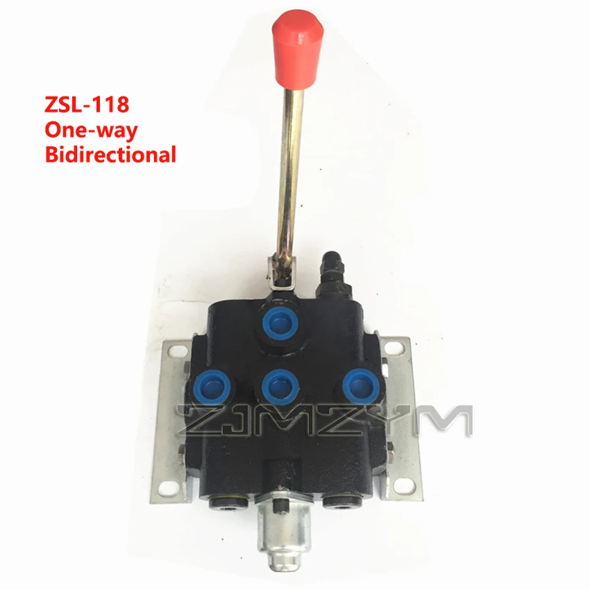 ZSL-118 Integral Hydraulic Manual Control Valve Multi-way Directional Valve Distributor Multi way Reversing Valve 40L/min 20MPa