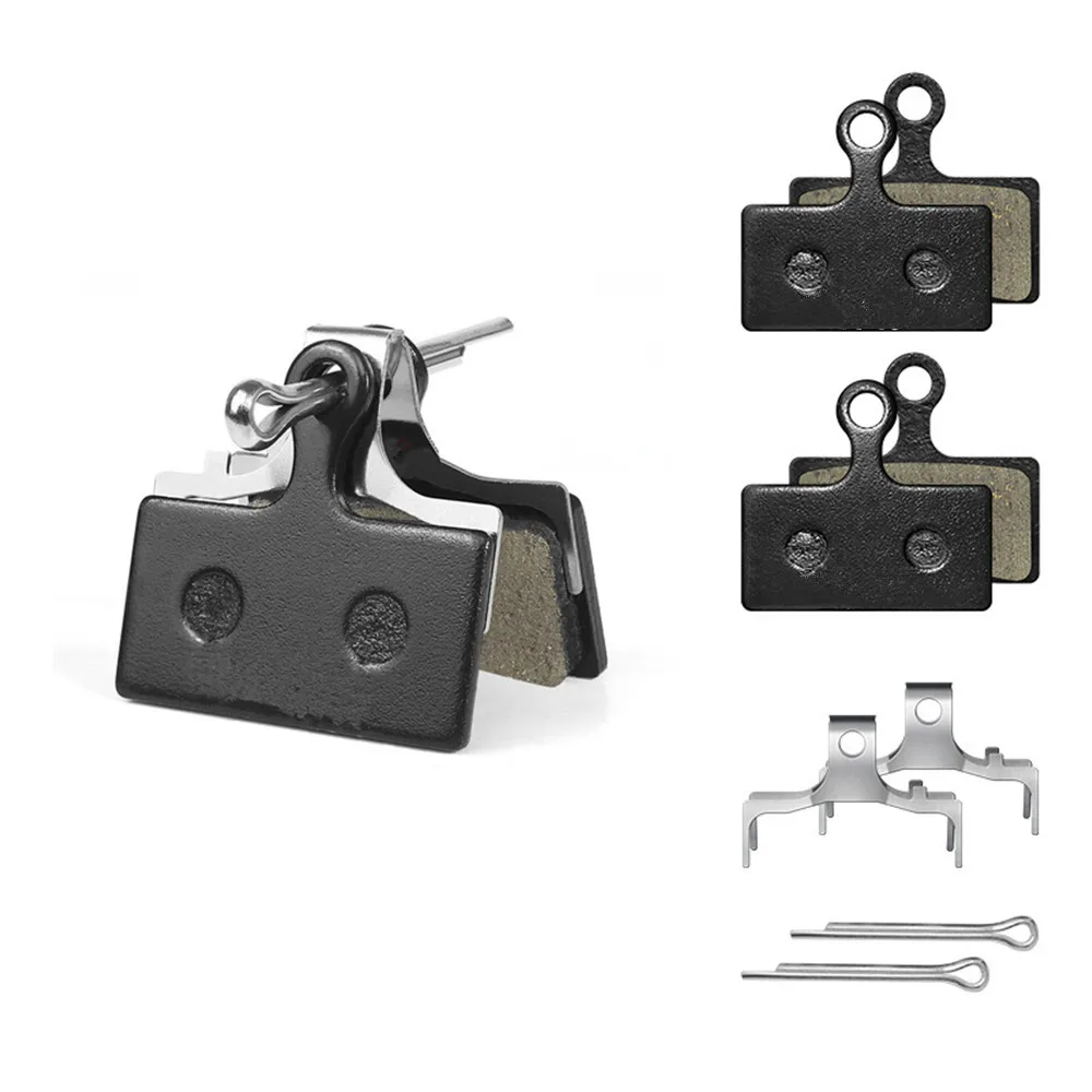 2 uds. Pastillas de freno de disco para bicicleta de montaña, resina semimetálica para SHIMANO XTR/XT/SLX/M985/M785/M666/S700/ALFINE/R785/FSAK-FORCE