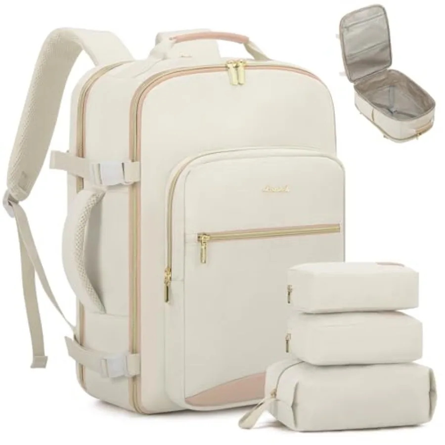 

Travel Backpack for Women and Men 40L, Airline Approved Carry On Backpack Travel Essential, TSA Carry on Luggage, Waterproof Pe