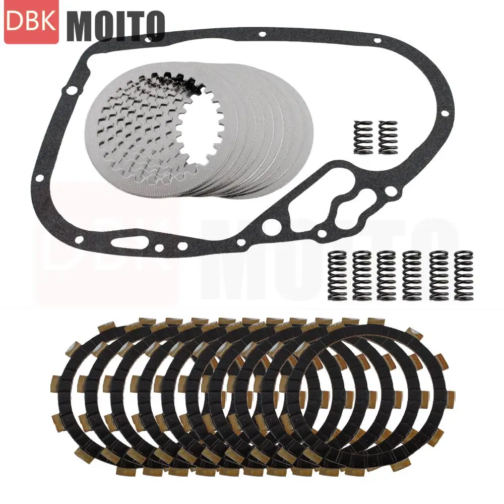 

Motorcycle Complete Clutch Kit Heavy Duty Springs Clutch Cover Gasket For Suzuki VS1400GLP Intruder 1400 1987-2009