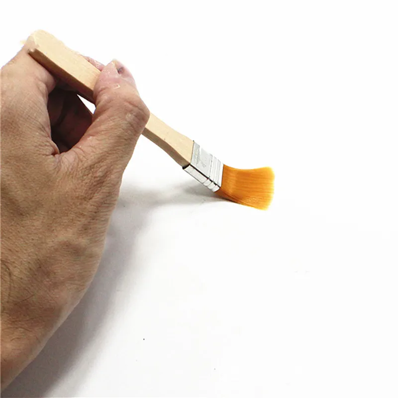 Hot Sale Wooden Handle Brush Nylon Bristles Welding Cleaning Tools for Solder Flux Paste Residue Keyboard