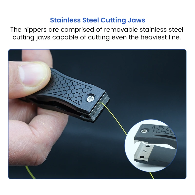 قبول لون مخصص جديد يطير خيط صنارة الصيد كليبرز أدوات الألومنيوم خيط صنارة الصيد كماشة القاطع مع شفرة فولاذية غير قابلة للصدأ