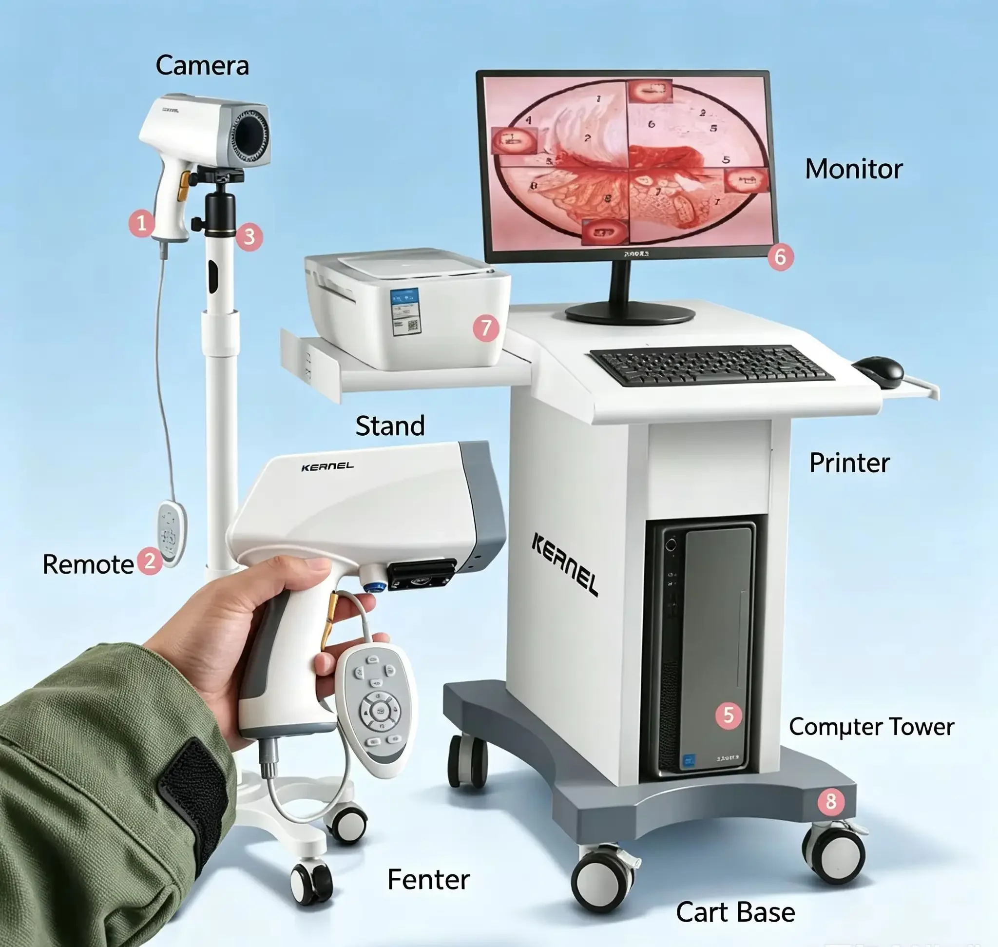 Professional 2026 Gynecology Vaginal Diagnosis Microscope for Medical Cervix Colposcopia - Hot Selling Medical Device