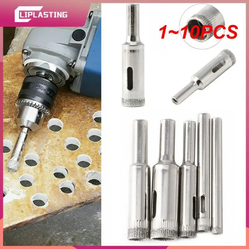 

1~10PCS 5/6/8/10/12mm Coated Drill Bit Set Tile Marble Glass Ceramic Hole Saw Drilling Bits For Power Tools Home Tools