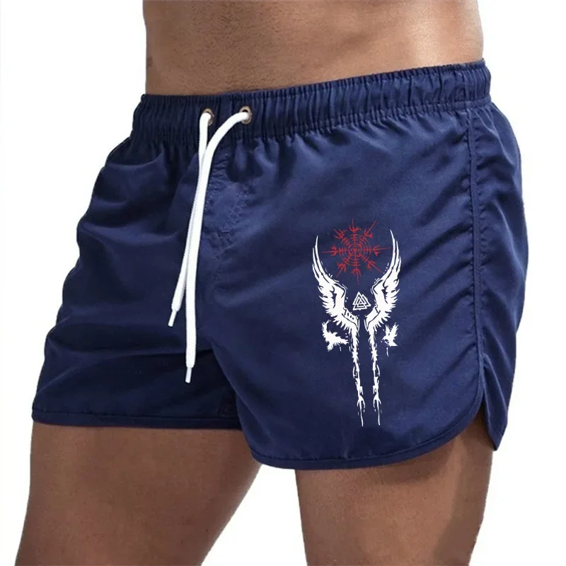 Celana Pendek Pria Berkualitas Tinggi Celana Pantai Kasual Olahraga Musim Panas Celana Harian Bersepeda Lari Kebugaran