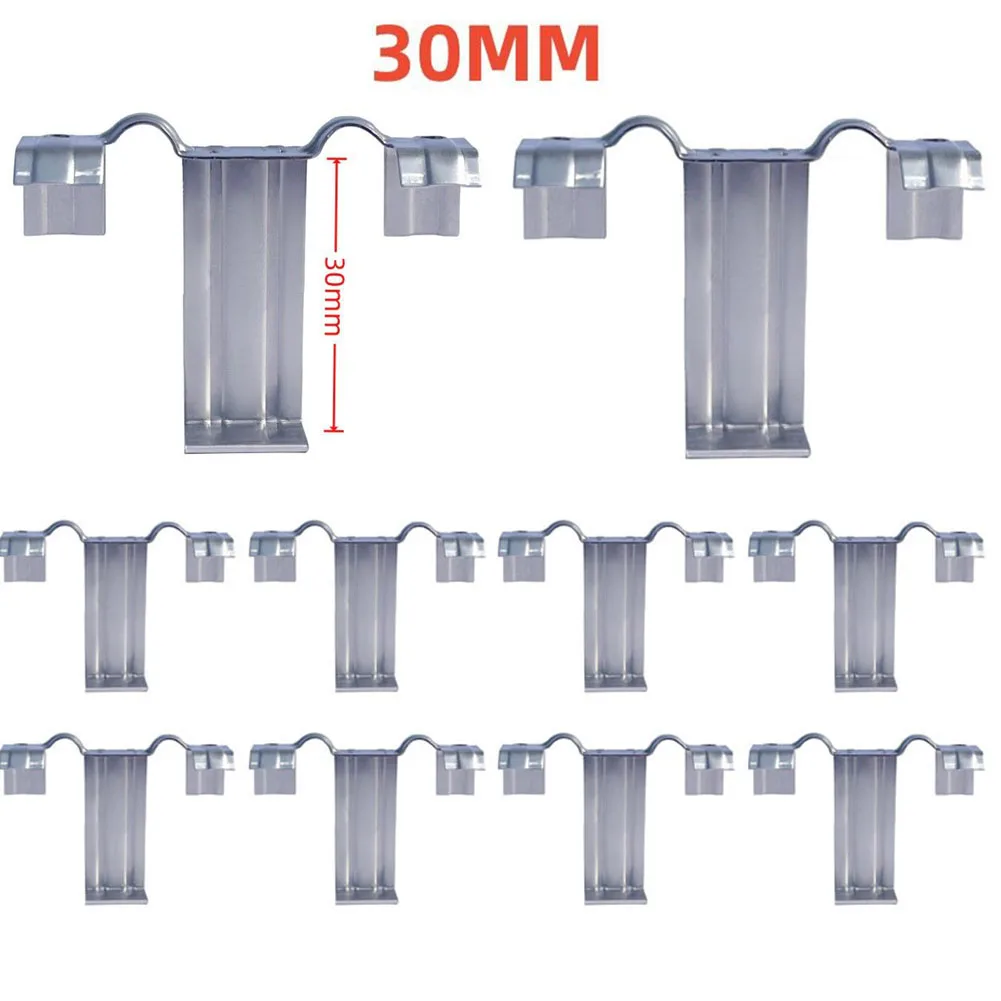 10pcs 30/35/40mm Solar Panel Photovoltaic Water Guide Clip Deflector Mud Drain Button Water Redirection Clips