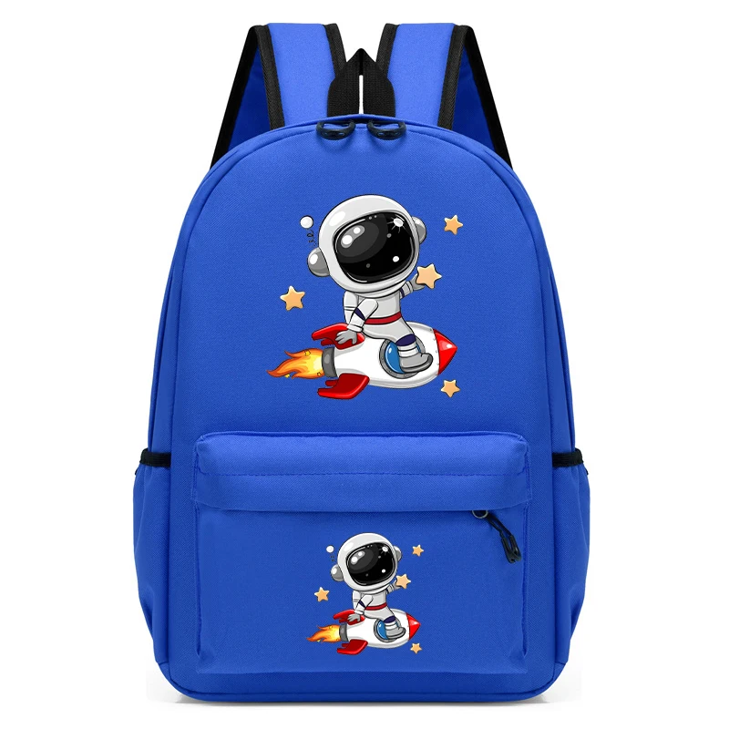 Cartoon niedlichen Astronauten drucken Kinder Schult aschen für Mädchen Jungen Rucksack zurück zur Schule Bagpack Kindergarten Studenten Bücher tasche