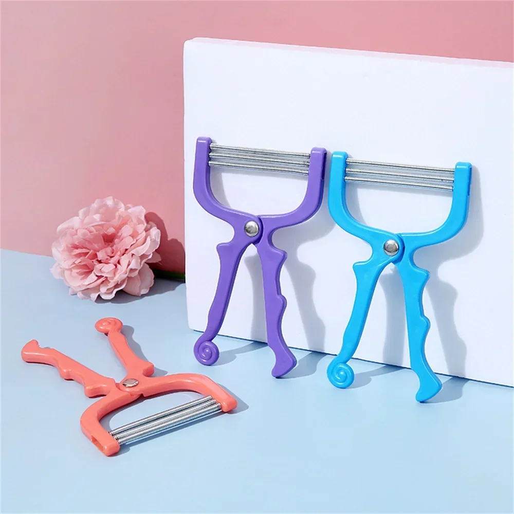 

3 Colors Safe Handheld Face Facial Hair Removal Threading Beauty Epilator Roller Tool Face Skin Care Tools Hair Removal Cream