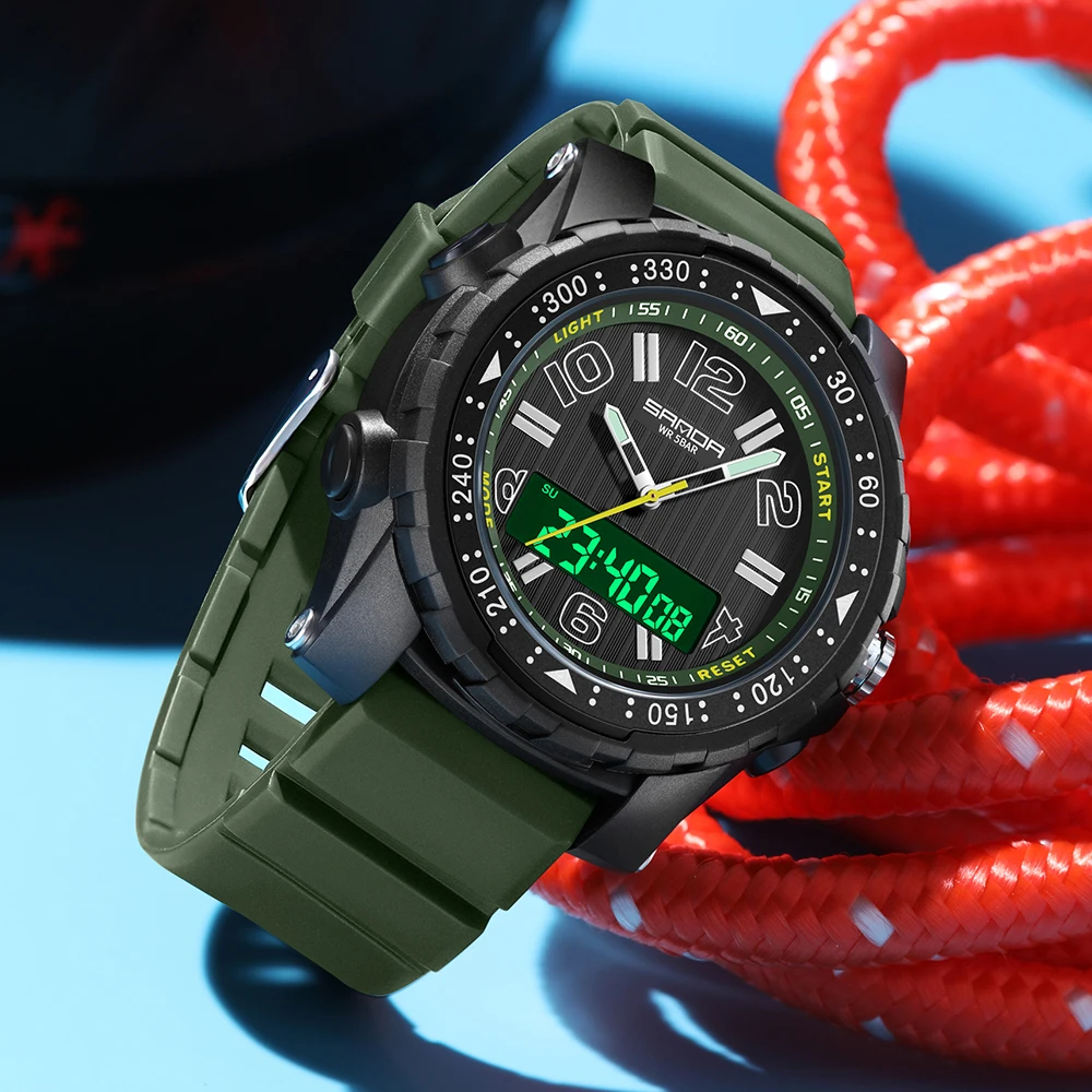 

Мужские кварцевые часы Superman Joint, спортивные светодиодные электронные водонепроницаемые наручные часы Reloj Hombre, студенческие часы