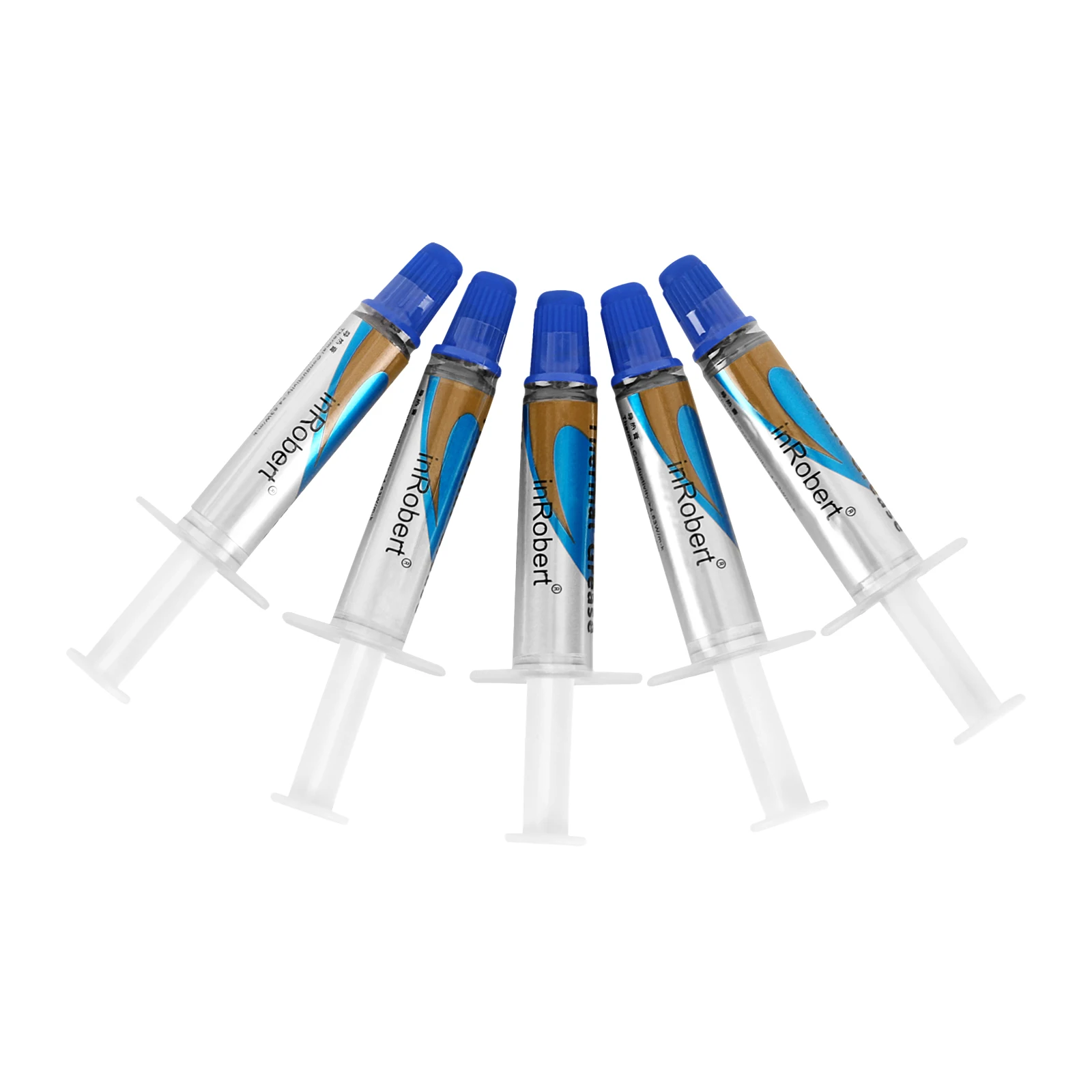 10 шт./лот, термопаста, 10 г, упаковка для шприцев, силиконовая штукатурка, термопроводящая смазочная паста для радиатора процессора