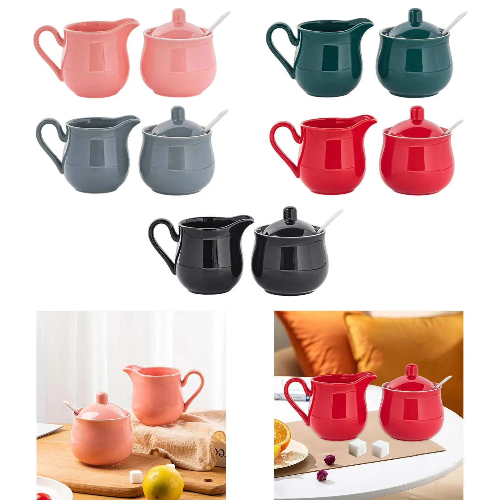 Ceramic Sugar And C…