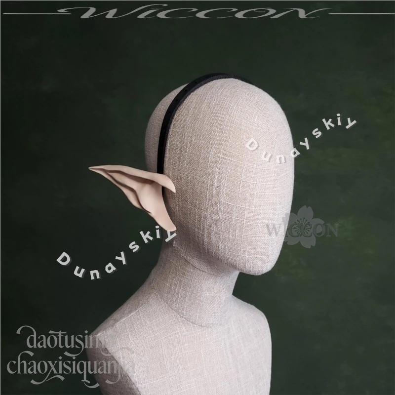 Anime Furry Teifling Ears Cosplay Ear Headbands Hairband Birthday Party Christmas Halloween Princess Angel Elf Furrsuit Roleplay view 4