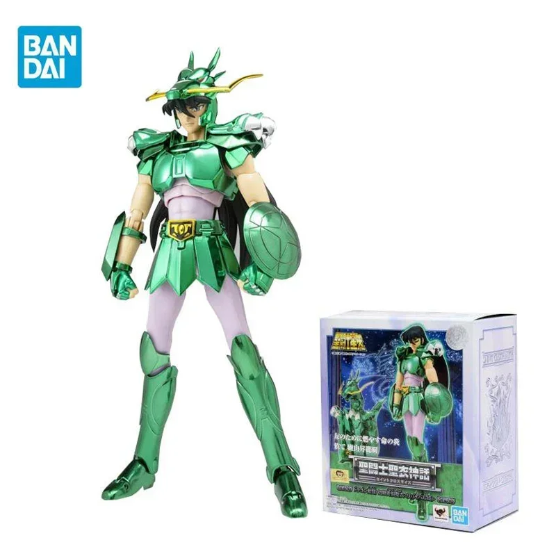 100% Original Bandai Saint Seiya Myth Cloth Figure Draco Bronze Cloth Dragon Shiryu v1 helmet 16cm Anime Model Action Figure